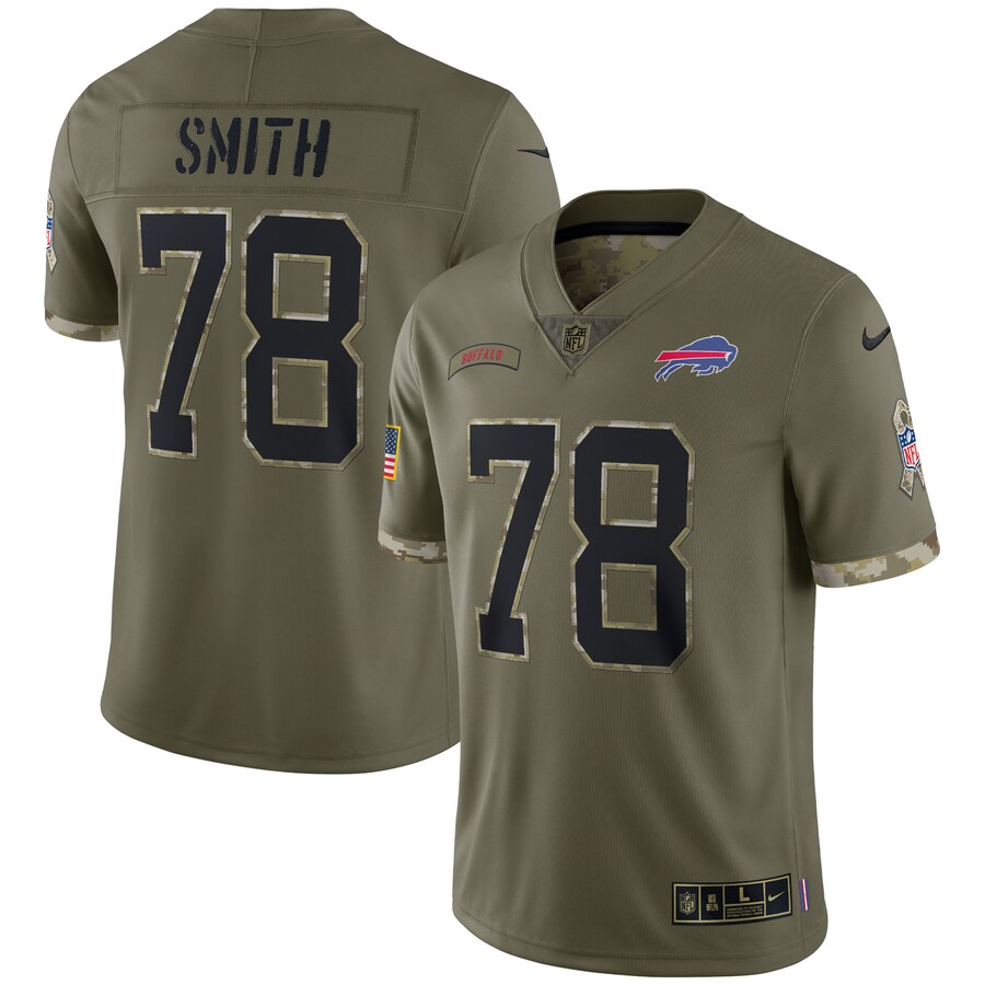 NFL ブルース・スミス ビルズ ユニフォーム サルートトゥサービス2022 Salute To Service 引退選手 ジャージ ナイキ/Nike