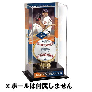 MLB ジャスティン・バーランダー アストロズ ボールディスプレイケース Authentic 2022 ワールドシリーズ 優勝記念 Champions Fanatics