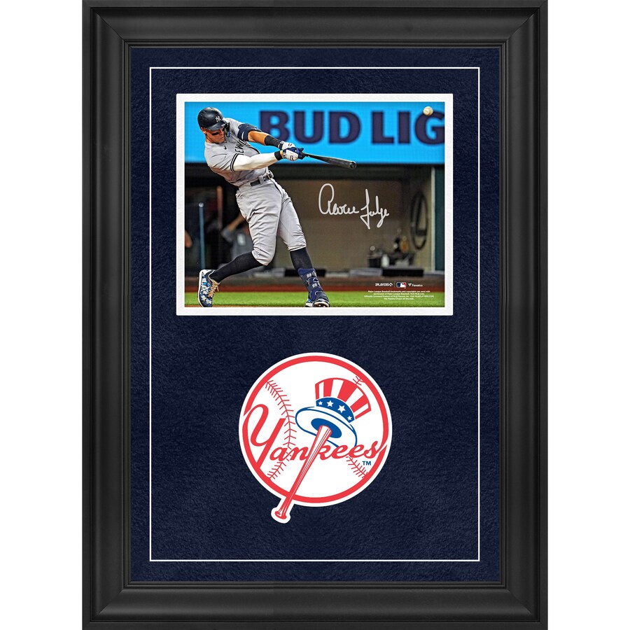 MLB アーロン・ジャッジ ヤンキース 直筆サイン Authentic Autographed HR 記録 Deluxe Framed フォトグラフ