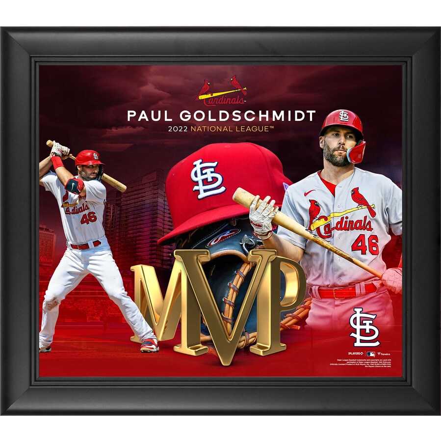 MLB ポール・ゴールドシュミット カージナルス フォトフレーム 2022 NL MVP受賞記念 最優秀選手 ナ・リーグ