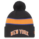 NBA ニックス ニットキャップ 2022/23 シティエディション Cuffed Pom Knit ニューエラ/New Era グレー