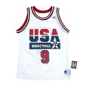 USA Basketball マイケル・ジョーダン USA ユニフォーム 1992 Replica Jersey デッドストック チャンピオン/Champion ホワイト