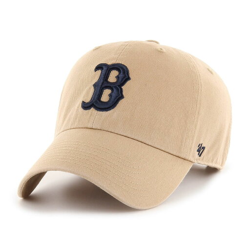MLB レッドソックス キャップ Clean Up Cap 47Brand カーキー ネイビー MLB レッドソックス キャップ Clean Up Cap 47Brand カーキー ネイビー