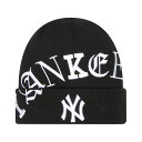 MLB 󥭡 ˥åȥå Black Letter Knit Beanie ˥塼/New Era ֥å