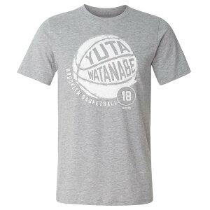 NBA 渡邊雄太 ブルックリン・ネッツ Tシャツ Brooklyn Basketball T-Shirt 500Level ヘザーグレー