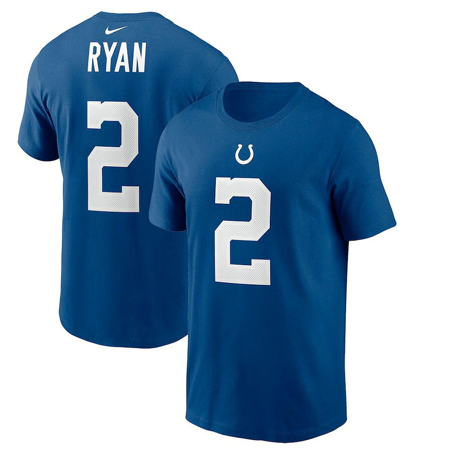 Rakuten - NFL マット・ライアン コルツ Tシャツ プレイヤー ネーム＆ナンバーTシャツ ナイキ/Nike ロイヤル