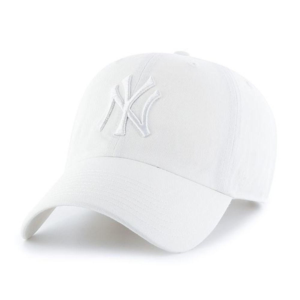 Rakuten - MLB ヤンキース キャップ Clean Up Cap 47Brand ホワイト ホワイト