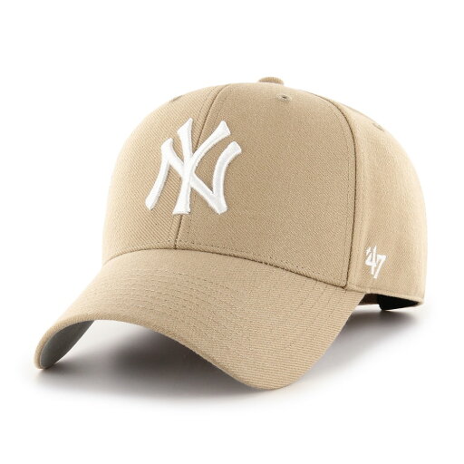 MLB ヤンキース キャップ MVP Cap 47Brand カーキ ホワイト MLB ヤンキース キャップ MVP Cap 47Brand カーキ ホワイト