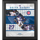 MLB ؐ JuX tHgt[ Framed 15 x 17 Stitched Stars Collage Fanatics Authentic