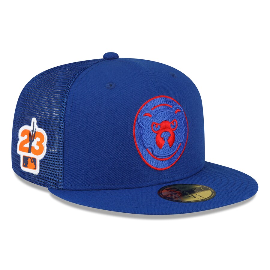 樂天商城 - MLB カブス キャップ 2023 スプリングトレーニング Spring Training 59FIFTY Fitted Hat ニューエラ/New Era ロイヤル