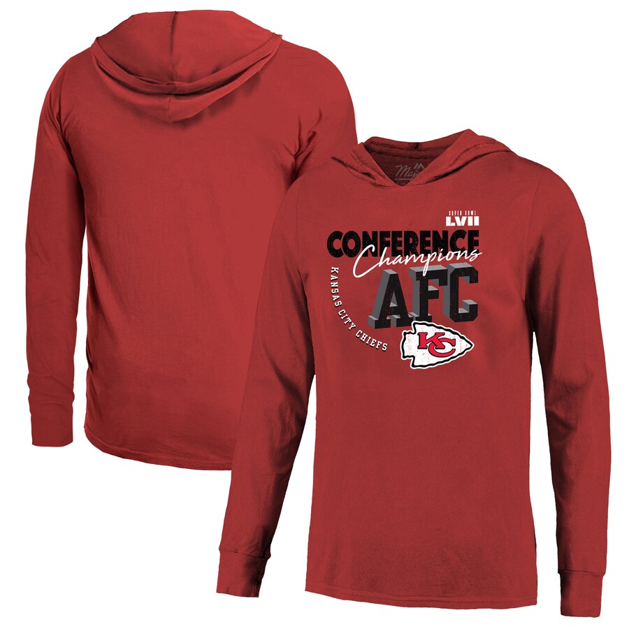 NFL チーフス Tシャツ 2022 AFC カンファレンス 優勝記念 High Tide Long Sleeve Hoodie T-Shirt マジ..