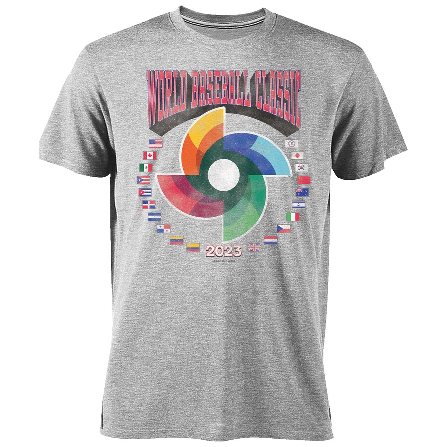 乐天商城 - WBC 2023 ワールドベースボールクラシック Tシャツ 2023 World Baseball Classic2023 World Tour T-Shirt Legends グレー