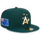 WBC オーストラリア代表 キャップ 2023 World Baseball Classic 59FIFTY Cap ニューエラ/New Era グリーン