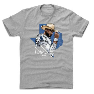 NFL ダック・プレスコット カウボーイズ Tシャツ Cowboy Nod WHT 500Level ヘザーグレー
