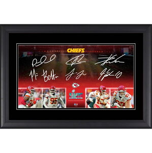 NFL チーフス フォトフレーム オーセンティック Framed 10 x 18 第57回 スーパーボウル 優勝記念 Panoramic Photograph Fanatics