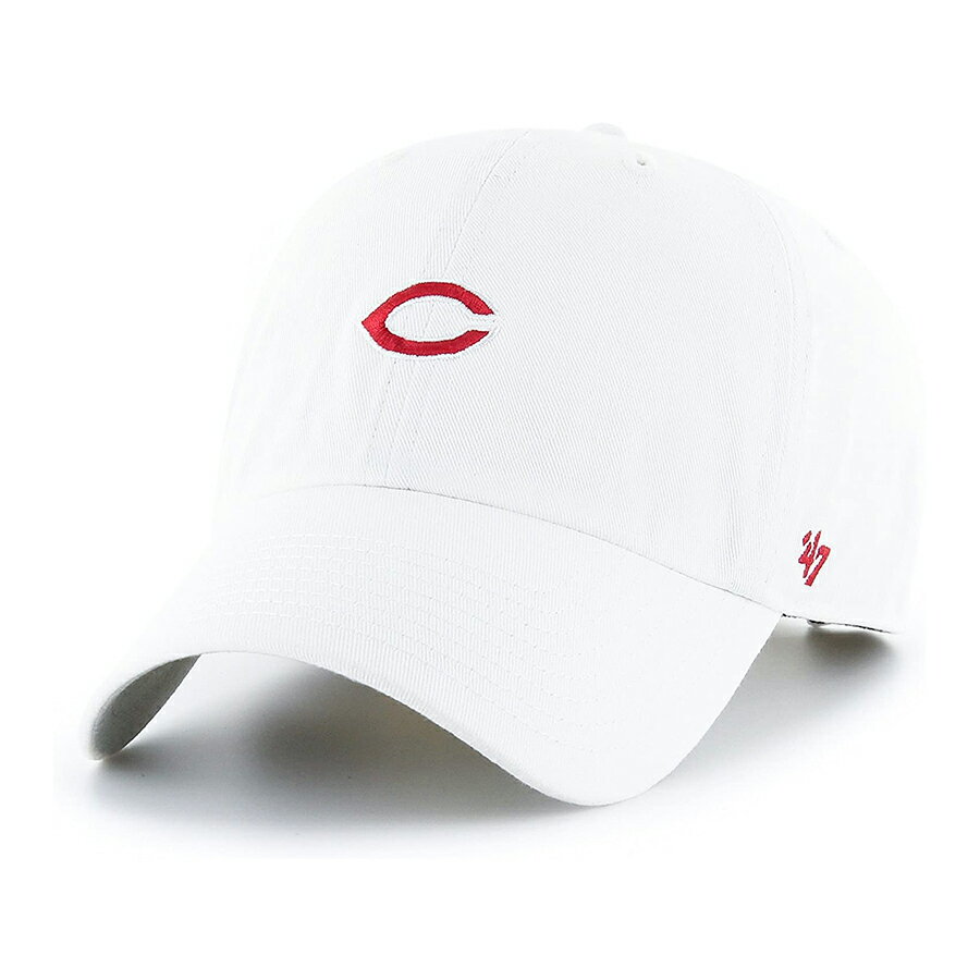 広島カープ グッズ キャップ ミニロゴ Clean Up Cap 47 Brand ホワイトの商品画像