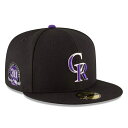 MLB bL[Y Lbv 30NLO Anniversary Authentic Collection On-Field 59FIFTY j[G/New Era ubN