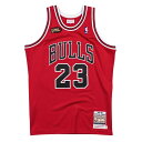 NBA マイケル ジョーダン シカゴ ブルズ ユニフォーム 1997 ファイナル パッチ Authentic ミッチェル＆ネス/Mitchell Ness レッド