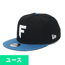 北海道日本ハムファイターズ グッズ キャップ ユース キッズ 9FIFTY FIGHTERS ニューエラ/New Era ブラック ブルー