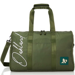 MLB アスレチックス ボストンバッグ バッグ CURSIVE Bostonbag イーカム/E-come カーキ