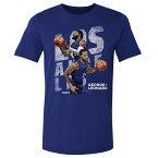 NBA カワイ・レナード ポール・ジョージ クリッパーズ Tシャツ Los Angeles C Duo WHT 500Level ロイヤルブルー