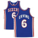 NBA Julius Erving 32 76ers 直筆サイン 1982-83 スウィングマンジャージ ミッチェル＆ネス/Mitchell Ness ブルー