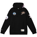 NBA 76ers p[J[ z[^E Fleece Hoody ~b`FlX/Mitchell & Ness ubN