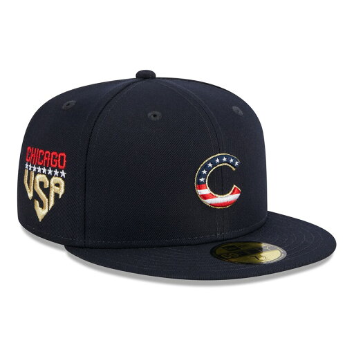 MLB カブス キャップ 2023 独立記念日 4th of July 59FIFTY Fitted ニューエラ/New Era ネイビー MLB カブス キャップ 2023 独立記念日 4th of July 59FIFTY Fitted ニューエラ/New Era ネイビー