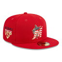 MLB }[Y Lbv 2023 ƗLO 4th of July 59FIFTY Fitted j[G/New Era bh