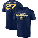 NBA Jamal Murray 27 ナゲッツ Tシャツ NBAファイナル2023 優勝記念 Name Number T-Shirt Fanatics Branded ネイビー