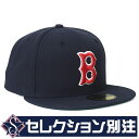 MLB レッドソックス キャップ 【セレクション別注】クーパーズタウンコレクション 59FIFTY 1946-53 Logo ニューエラ/New Era ネイビ...