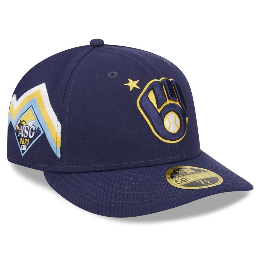 MLB ブリュワーズ キャップ オールスターゲーム2023 ワークアウト ロープロファイル 59FIFTY ニューエラ/New Era ネイビー