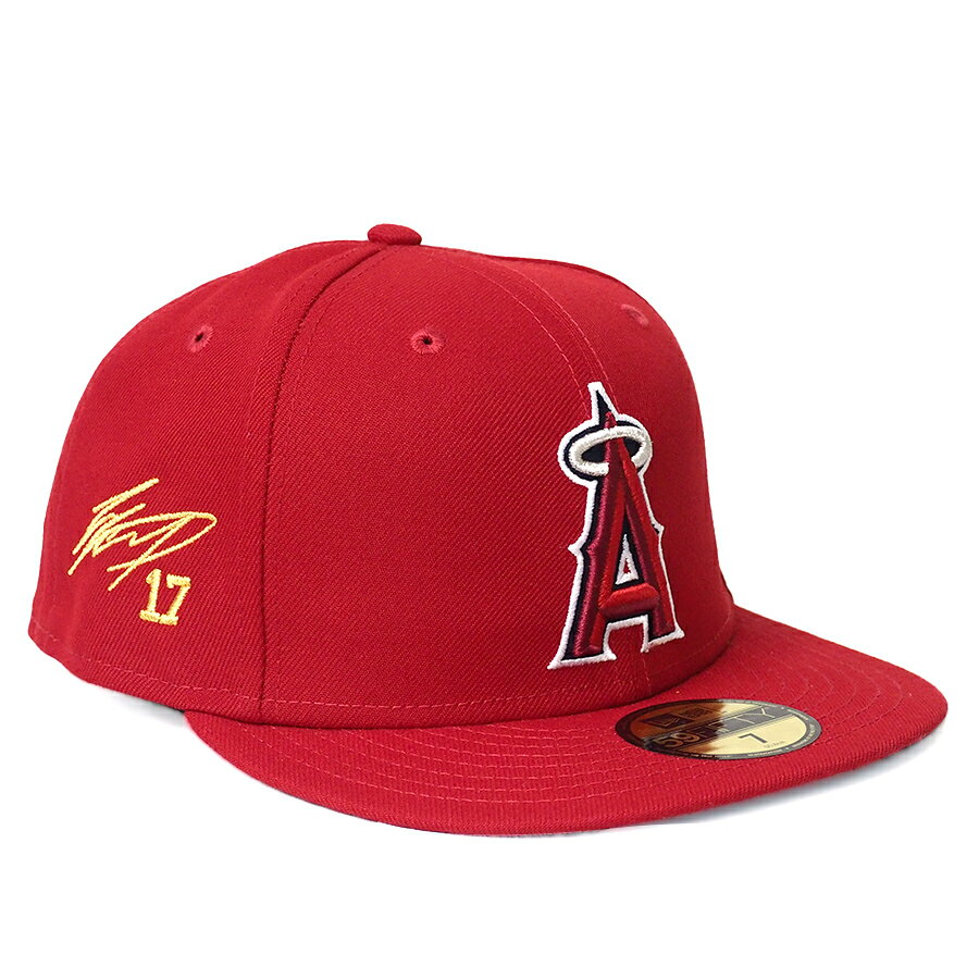 乐天商城 - MLB 大谷翔平 エンゼルス キャップ 59FIFTY Fitted サイン刺繍 ニューエラ/New Era ゲーム