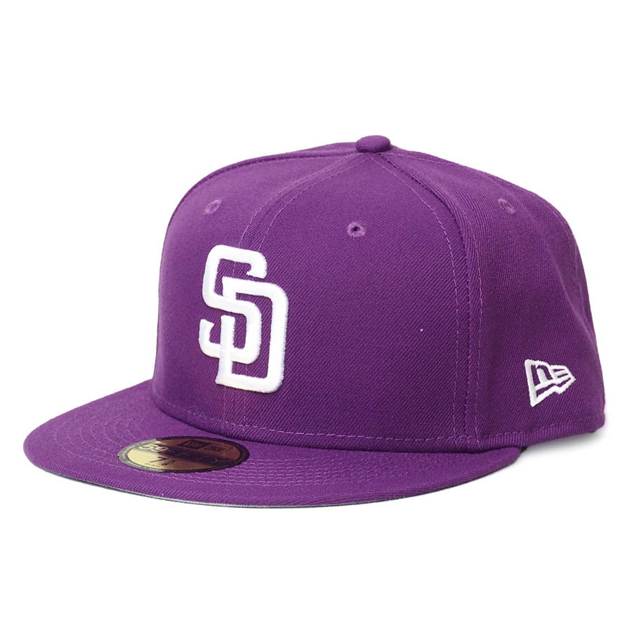 MLB パドレス キャップ 59FIFTY Fitted Hat ニューエラ/New Era スパークリンググレープ ホワイト