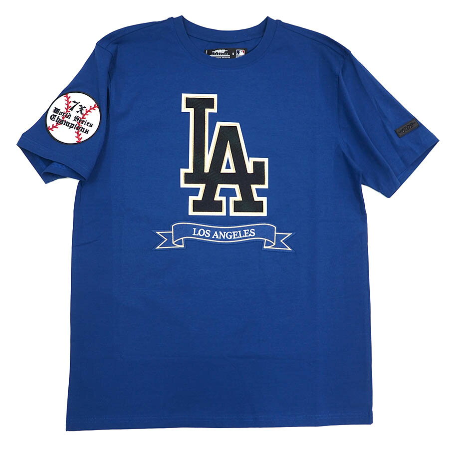Rakuten - MLB ドジャース Tシャツ 2100 - MEN'S S/S TEE (LA Logo) Pro Standard プロスタンダード ロイヤル
