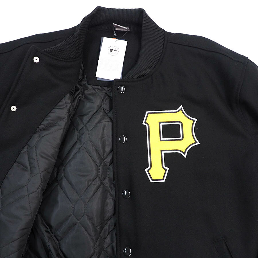 MLB パイレーツ ジャケット Melton Jacket Fanatics ブラック