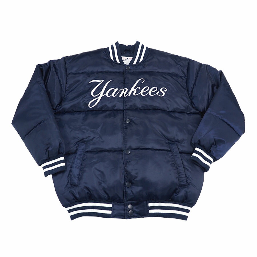 Rakuten - MLB ヤンキース ジャケット サテン スタジャン Satin Jacket G-III ネイビー