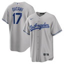 MLB 大谷翔平 ドジャース ユニフォーム レプリカジャージ Replica Player Jersey 海外買い付け カスタム ナイキ/Nike グレー