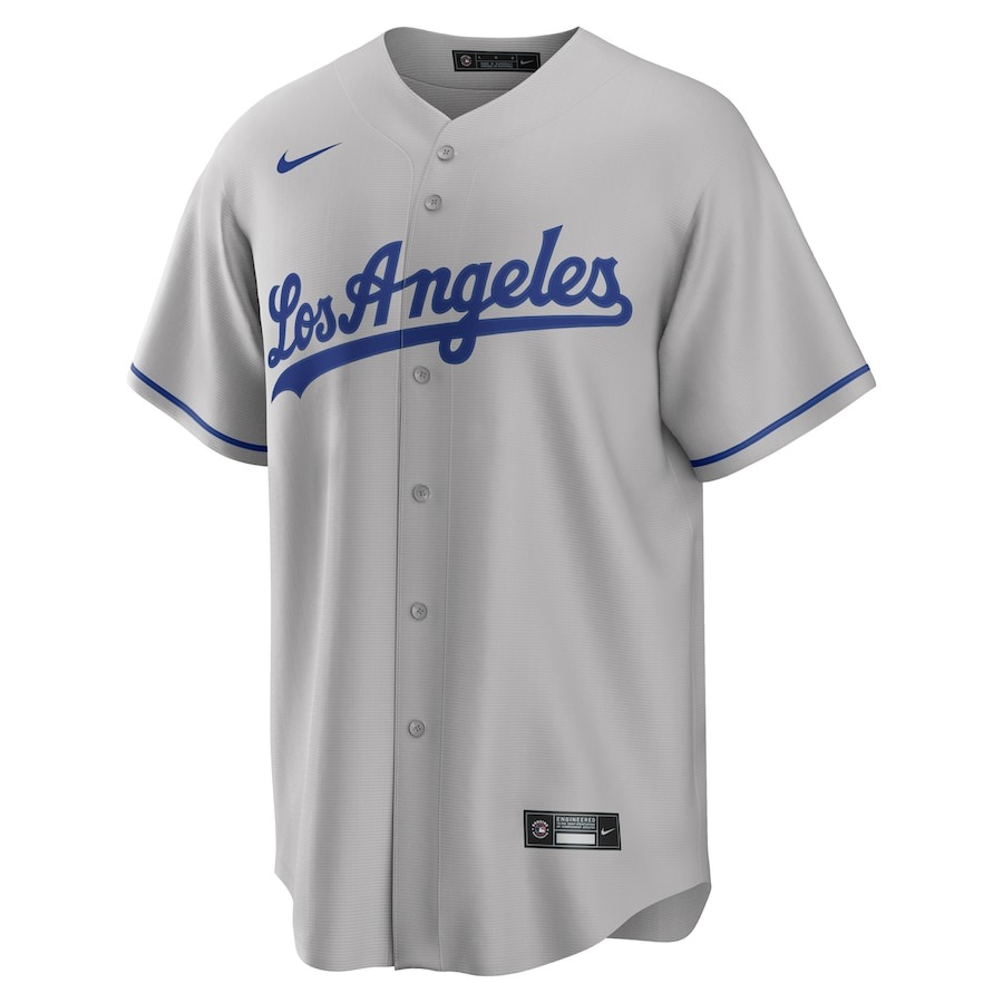 映画エンタメショップ SELECTIONのMLB 大谷翔平 ドジャース ユニフォーム レプリカジャージ Replica Player Jersey 海外買い付け カスタム ナイキ/Nike グレー｜アングル2