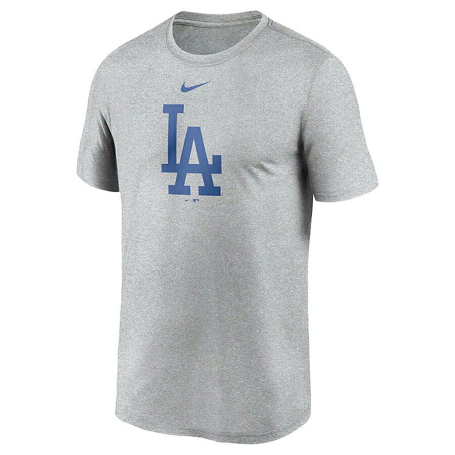 MLB ドジャース Tシャツ Team Big Logo T-Shirt ナイキ/Nike ヘザーグレー