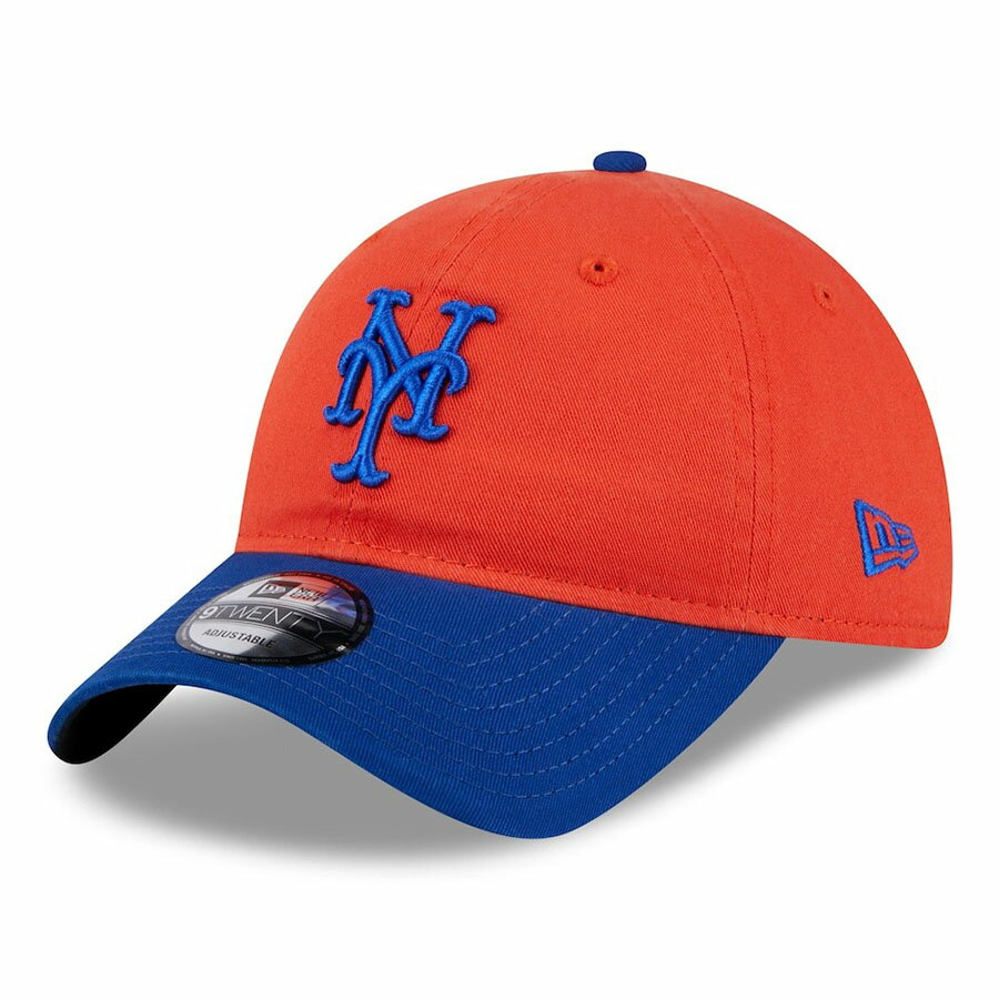 Rakuten - MLB メッツ キャップ 2024 スプリングトレーニング 9TWENTY Adjustable Hat 【サイドパッチ無し】 New Era オレンジ ロイヤル
