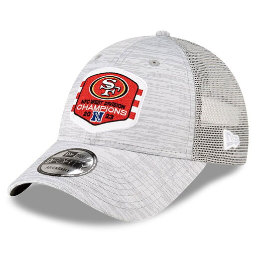 NFL 49ers キャップ 2023 NFC 西地区 ディビジョン優勝記念 ロッカールーム 9FORTY メッシュ トラッカー ニューエラ/New Era NFL 49ers キャップ 2023 NFC 西地区 ディビジョン優勝記念 ロッカールーム 9FORTY メッシュ トラッカー ニューエラ/New Era