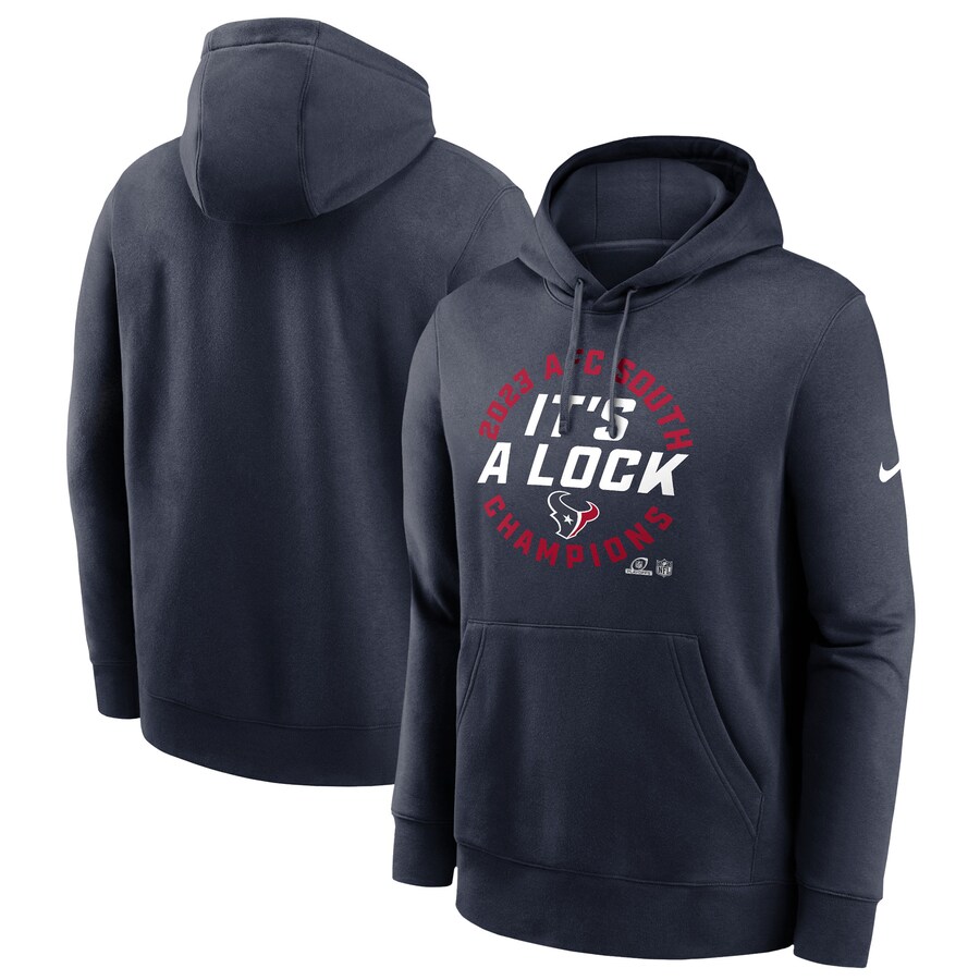 NFL テキサンズ パーカー 2023 AFC 南地区 ディビジョン優勝記念 ロッカールーム Trophy Collection Club プルオーバー ナイキ/Nike