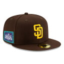 MLB パドレス キャップ 2024 MLB World Tour ソウルシリーズ 59FIFTY Fitted Hat ニューエラ/New Era ブラウン