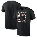 NFL 49ers TVc 2023 NFC DLO Right Side Draw T-Shirt Fanatics Branded ubN