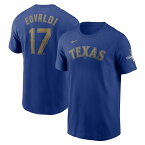 MLB ネイサン・イオバルディ レンジャーズ Tシャツ 2024ゴールドコレクション WS優勝 ネーム＆ナンバー ナイキ/Nike ロイヤル