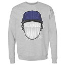 MLB R{RL hW[X XEFbg Los Angeles D Player Silhouette WHT Sweat Crewneck T-Shirt 500Level wU[O[