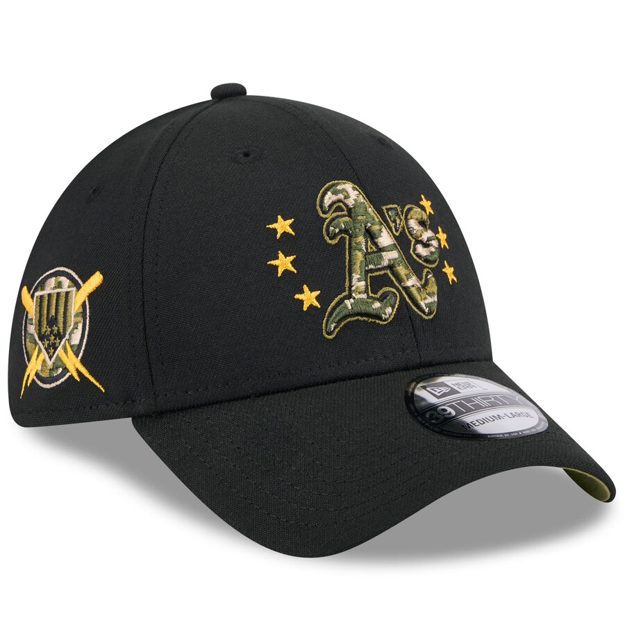 Rakuten - MLB アスレチックス キャップ 【海外版】 2024 アームドフォースデー 39THIRTY Flex Hat ニューエラ/New Era ブラック