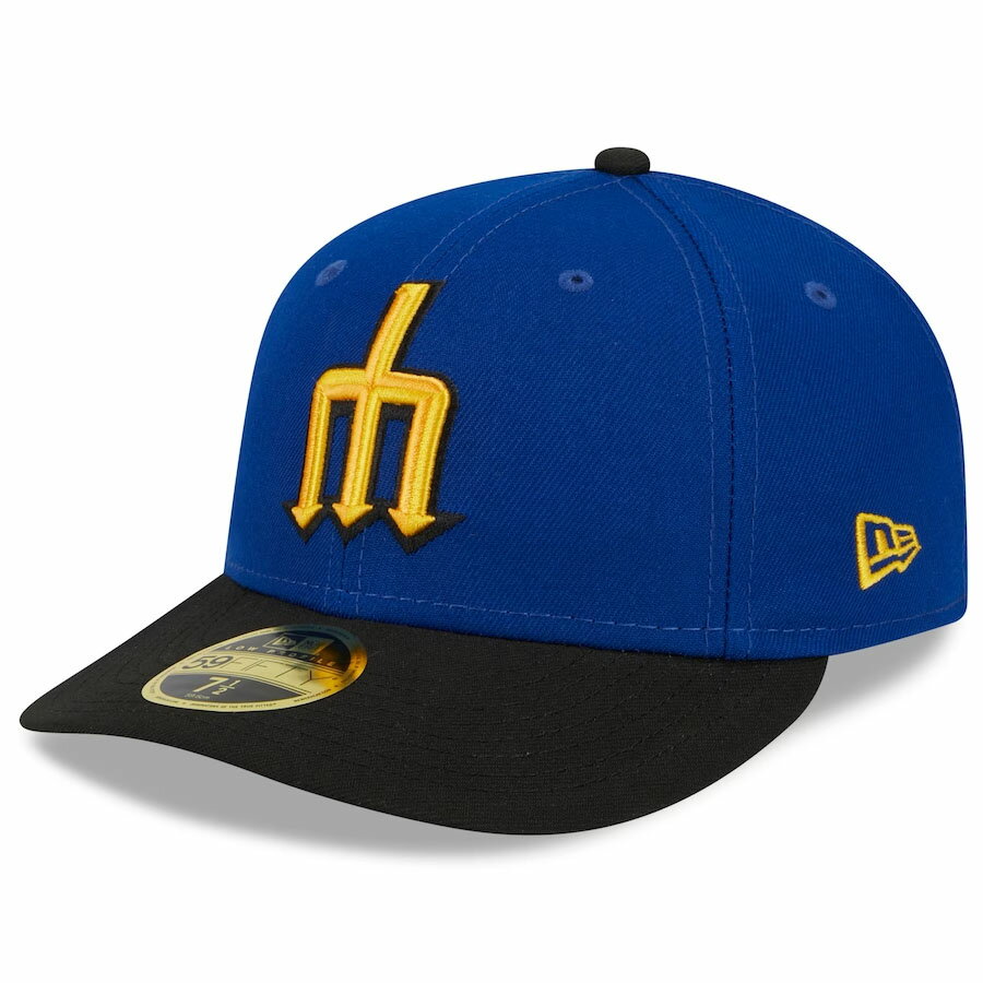MLB マリナーズ キャップ シティーコネクト 59FIFTY LP ロープロファイル ニューエラ/New Era ロイヤル ブラック【nejp】