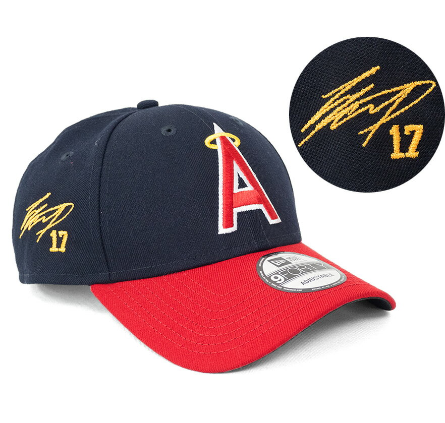 樂天商城 - MLB 大谷翔平 カリフォルニア・エンゼルス キャップ ゴールドサイン刺繍 クーパーズタウン 1970s 9FORTY ニューエラ/New Era ネイビー